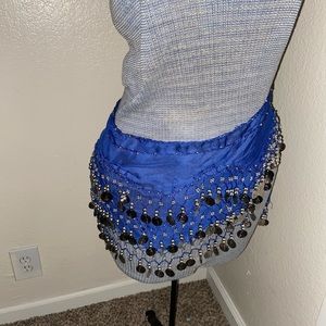 Belly dance hip skirt